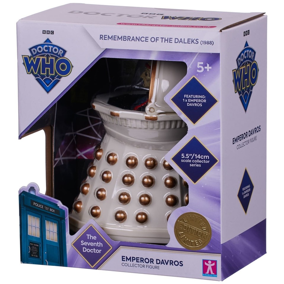 DOCTOR WHO EMPEROR DAVROS FIGURE REMEMBRANCE OF THE DALEKS 1988 (BNIB