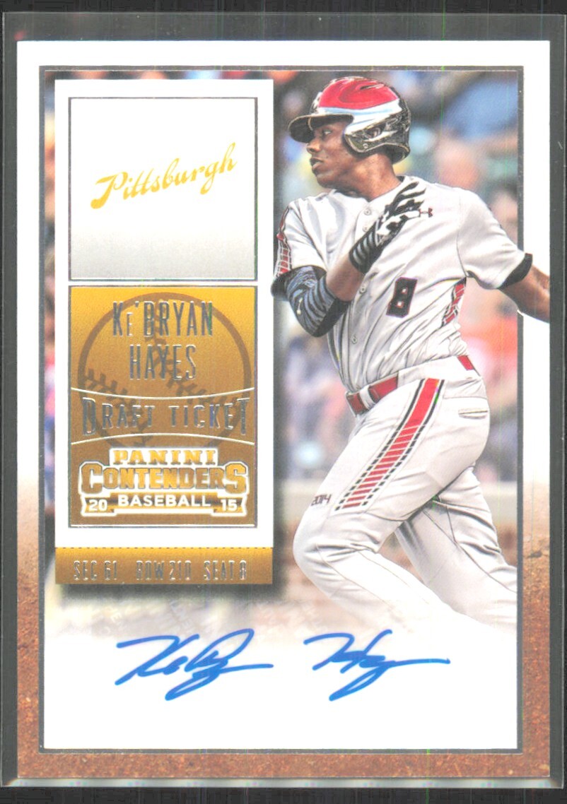 2015 Panini Contenders Draft Ticket Autographs Ke'Bryan Hayes Auto #33