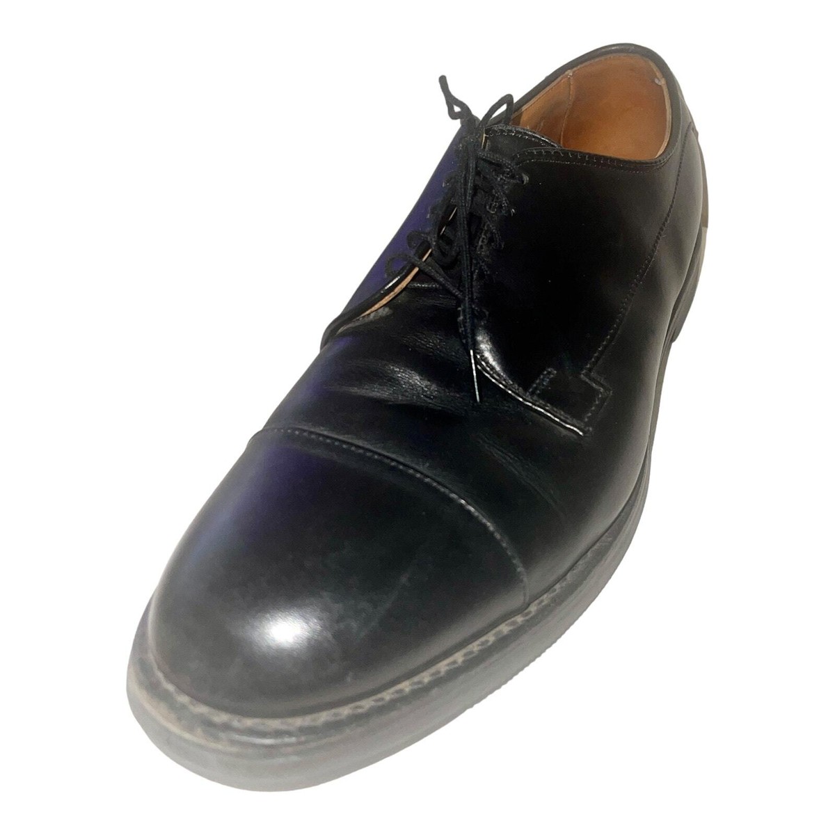 Allen Edmonds Bergland Cap Toe Oxford Shoes Mens 8.5 Black Leather Made In USA Black Oxford Shoes | Allen Edmonds main image 3