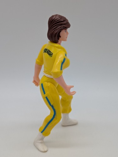 1988 APRIL O'NEIL Yellow Blue Stripe Variant TMNT Ninja Turtles 10 Back Loose - Picture 4 of 5