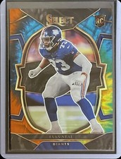 Evan Neal - 2022 Panini Select - Rookie - Prizm - Numbered /25 Tie Dye #83