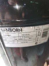 air compressor, sanborn, 60 gal, tank, 2007 used very good condition, 5hp