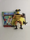 Vintage Complete Buzz Off 1983 He-man MOTU w/Accessories & Comic