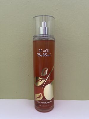 (1) Bath & Body Works PEACH BELLINI Fine Fragrance Mist 8oz/236ml NEW