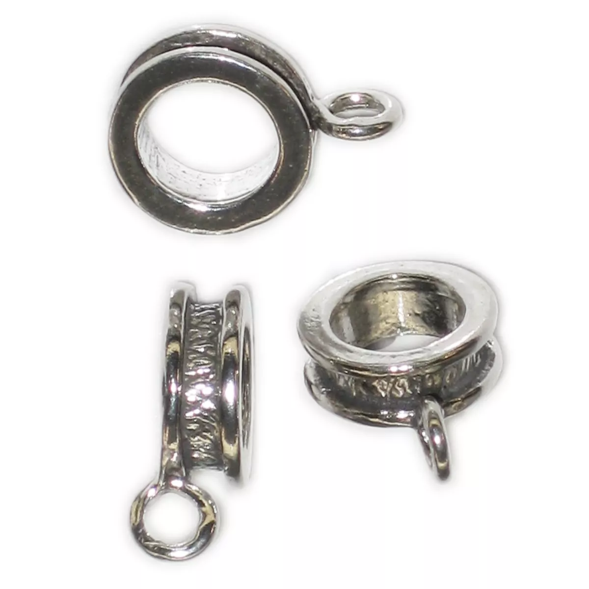 Sterling silver charm best sale spacers