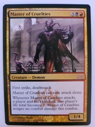 Master of Cruelties 82/156 Dragon's Maze Mythic Rare MTG