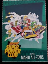 Nintendo Power Super Power Club Magazine Card  #81 Mario All-Stars
