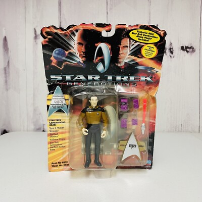 Playmates Star Trek Generations Lt Commander Data Action Figure