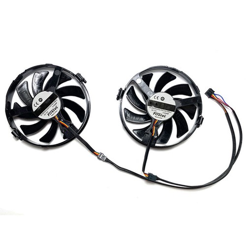GPU Cooling Fan For XFX R9 370 380 380X R7 370 360 QICK Graphics Card Cooler Fan - Photo 3/6