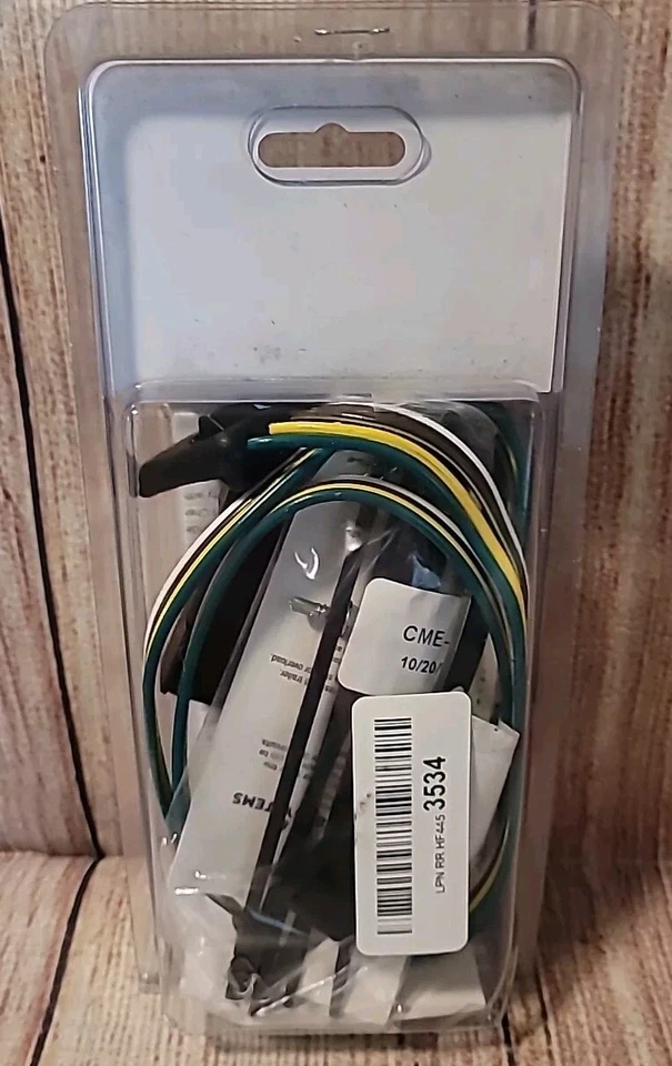 Chicote de fios personalizado T-Connector reboque engate luzes de reboque CURT 55381 - Imagem 2 de 4