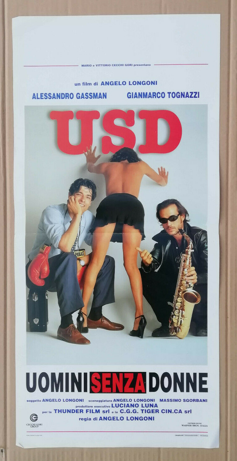 Locandina originale film Uomini senza donne (1996) - Regia di Angelo Longoni