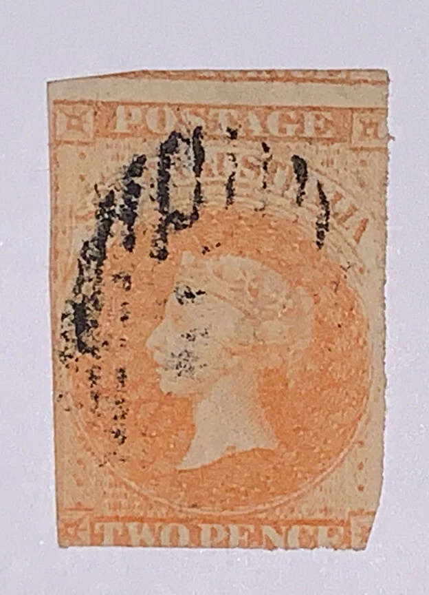 Sellos de viaje: sellos estatales de Australia del Sur #6b usados cancelar de lujo 2P Foto 2 de 4