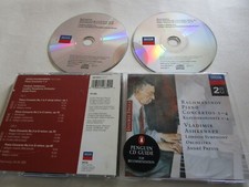 Rachmaninov Piano Concertos 1-4 Ashkenazy London Symphony Andr  Previn 2x CD Set