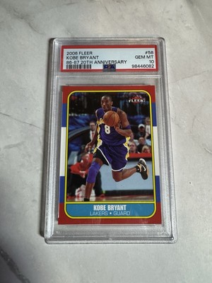 Kobe Bryant 2006-07 NBA Fleer Basketball 86-87 20th Anniversary 
