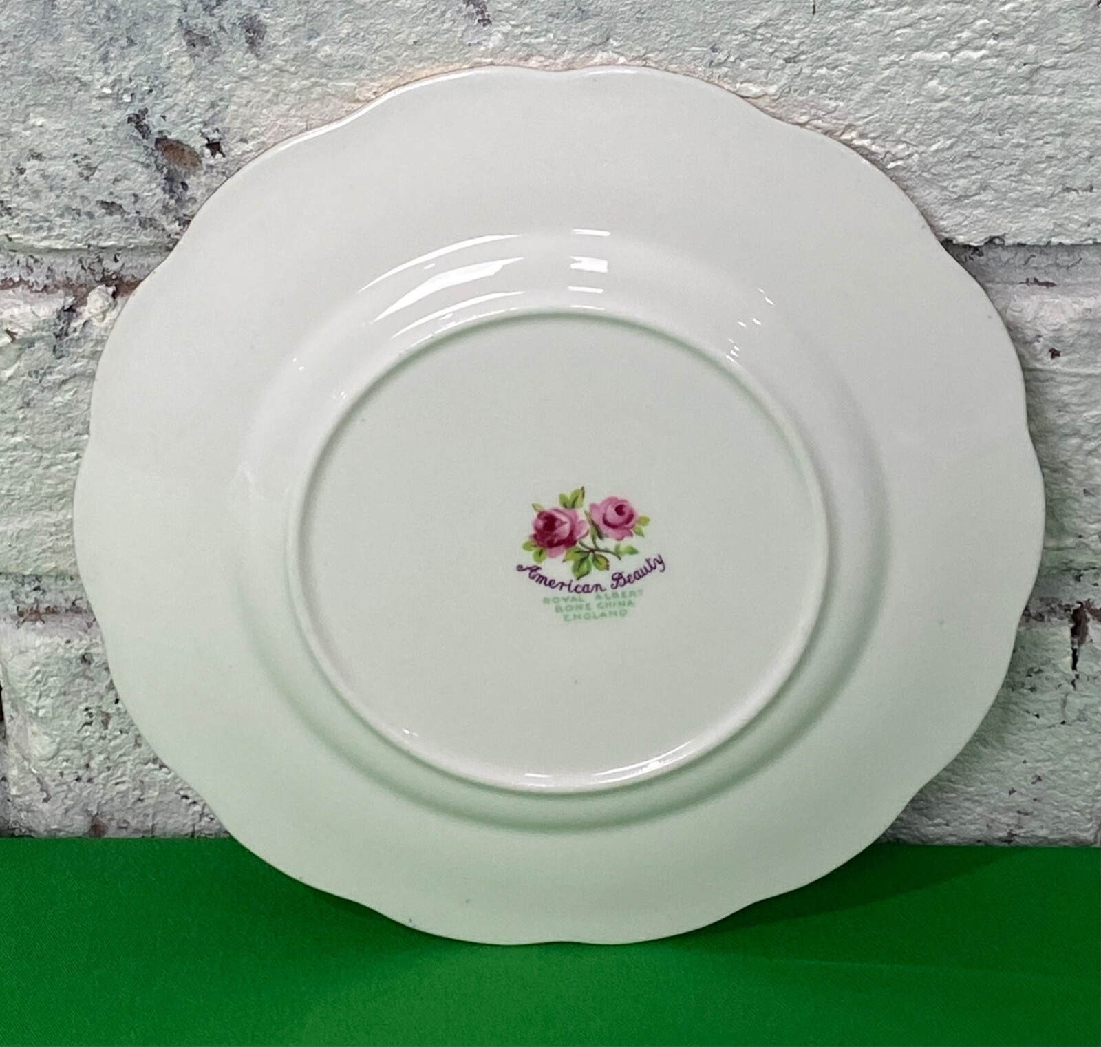 Vintage Royal Albert Bone China American Beauty Pink Roses 6.5 in