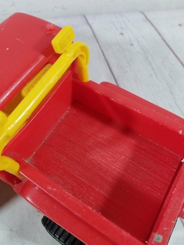 Processed Plastic Co, Red & Yellow Chevy 4X4 Pickup #9360 8.5" Long, No Bumper - Picture 11 of 12