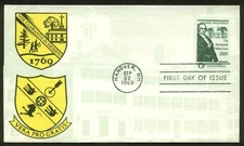 1380 DANIEL WEBSTER FDC HANOVER, NH 1st IMPERIAL CACHET