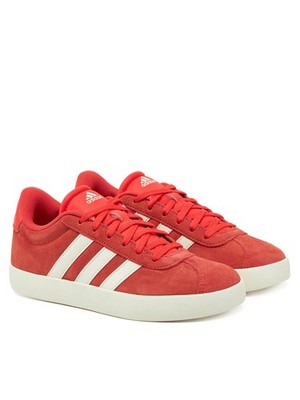 JH8724 Adidas VL Court 3.0 K Bright Red Off Weiss Kinder Turnschuhe  Sport