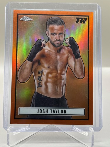 Josh Taylor [Orange Refractor] #TR-8 2024 Topps Chrome 1951 Ringside card