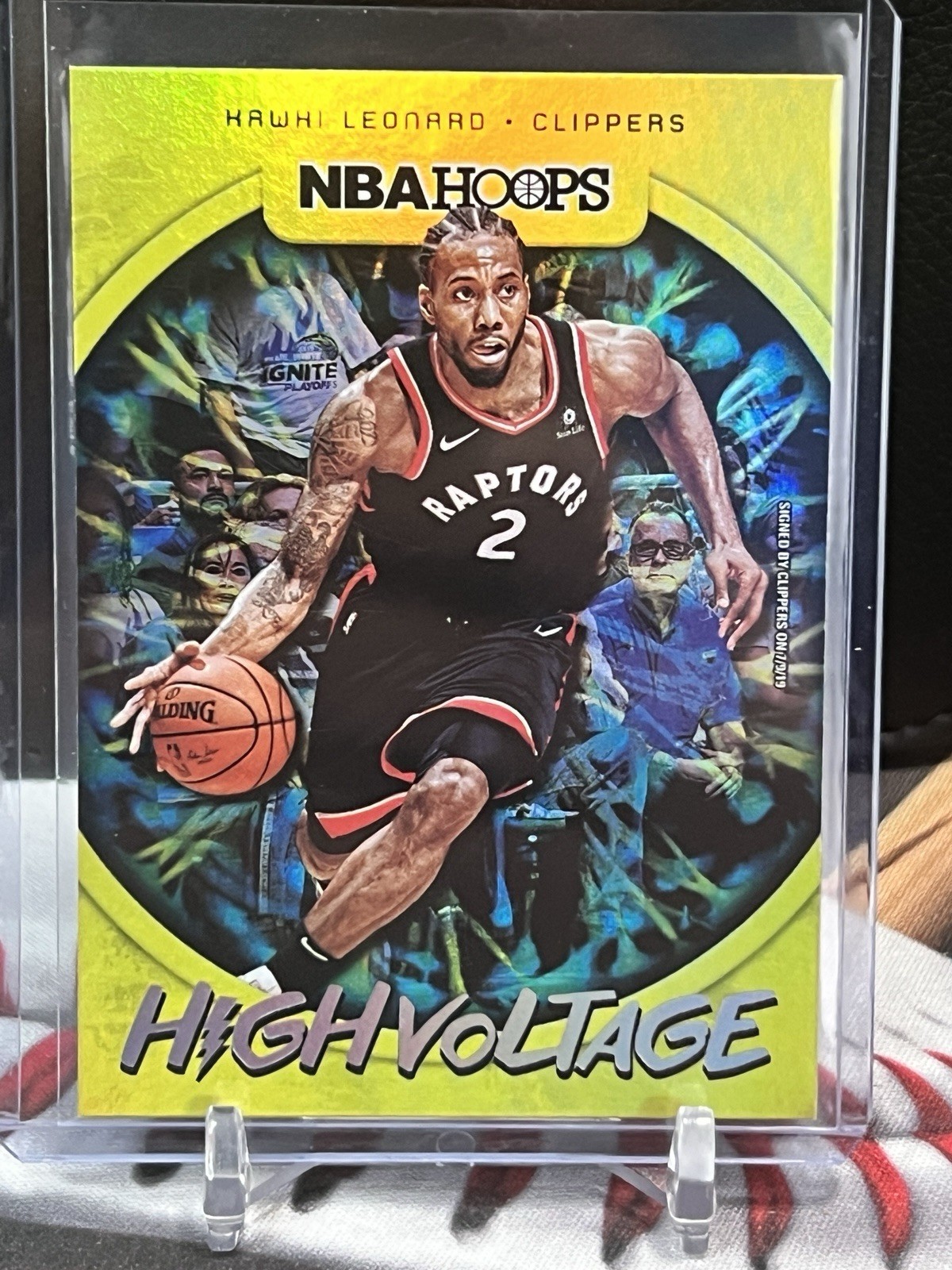 2019-20 Panini NBA Hoops - High Voltage Kawhi Leonard #1