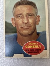 1960 Topps - Charlie Conerly #72 New York Giants