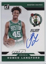 2019-20 Panini Donruss Next Day Auto Romeo Langford #ND-RLF Auto 18op