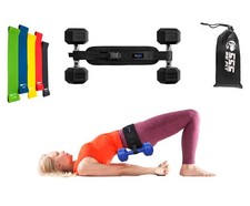 Hip Thrust Belt for Glute Workouts with Resistance Bands Set - Heavy Duty...