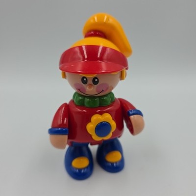 TOLO First Friends Poseable Girl Figure Preschool Toy Blonde W/ Visor GUC