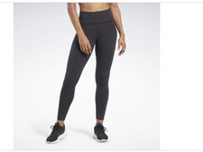 Leggings para mujer Reebok Lux cintura alta negros talla M 00573