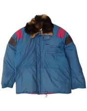 Diadora Giacca Uomo Imbottita Reversibile UK 36 Small Blu BW01