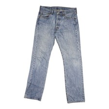 Levis Jeans Mens 31 Blue Denim Original 501 S...