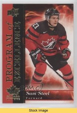 2018 Upper Deck Team Canada Juniors Program of Excellence Sam Steel READ 9uf