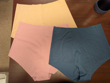 Victoria's Secret Panty Lot Of 3 No-Show Modern Brief Panty Pink Praline L NWT