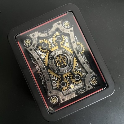 Dale Mathis 3D Mechanized Playing Cards V2 RARE NEW - Moving Tuck Box with cogs