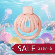 New Shell Chastity Cage 3D Printed Male CB Lock Sissy Breathable Abstinence Lock