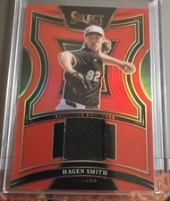 2025 Panini Select SS-HS HAGEN SMITH Jersey Selective Swatches Red Prizm 65/99