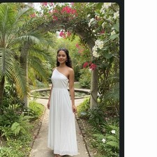 SALE* NEW Indigo Rose White Boho Maxi Style Lace Cut Out Edge Bodice & Waist