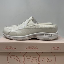 Easy Spirit Traveltime332 Slip On Sparkle Ivory Athletic Mules Women's Size 9M
