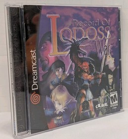 Record of Lodoss War Sega Dreamcast CIB Tested Working Lightly Scratched RPG