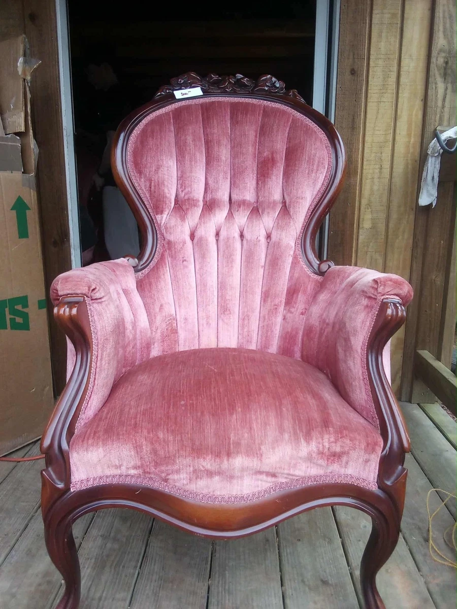Kimball Victorian Kings Chair Honduras mahogany wood from Italy | eBay