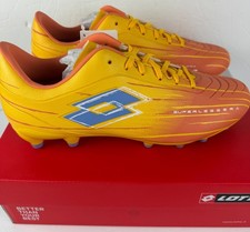 LOTTO SOLISTA 700 IX FG- SoccerCleats- 221357-CX3-Ray Yellow/Orange- Men  s Sizes