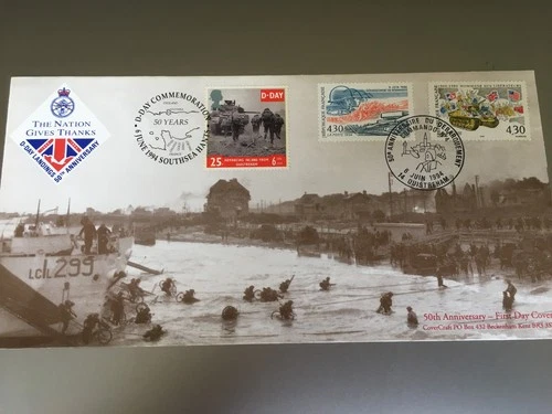 GB STAMPS RARE FIRST DAY COVER 1994 D DAY MULTI DATES