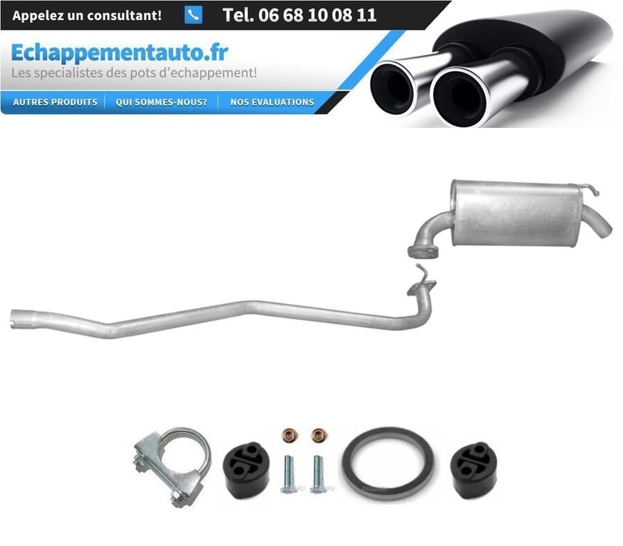 Échappement Mazda 6 pour remplacer une ligne usée entre 2002 et 2007