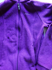 Columbia Girls Size 14/16 Jacket Fleece Purple Spring Fall Pre-owned Basic