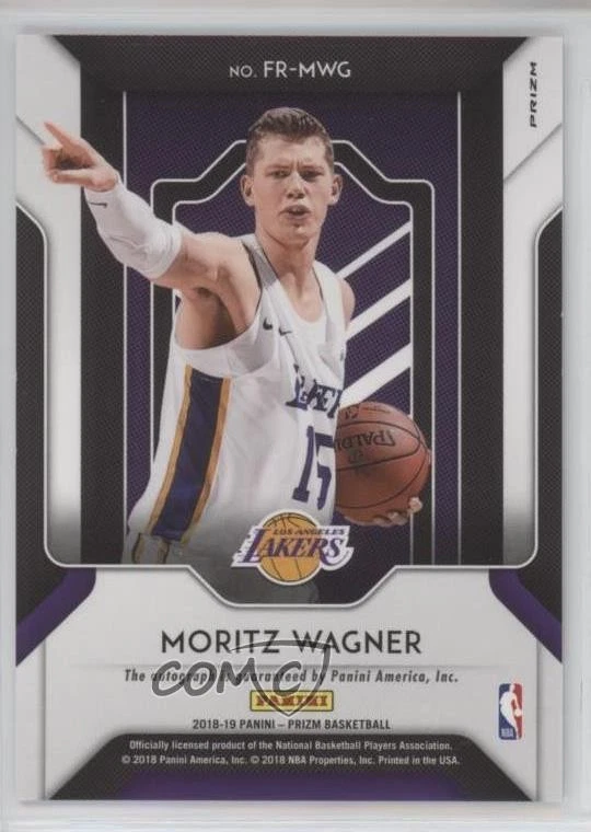 2018-19 Panini Prizm Fast Break Rookie Auto Moritz Wagner #FR-MWG Auto RC - Image 2 of 2