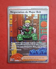 Carte Pokémon Négociation de Major Bob Alt 185/132 Méga-Evolution Fr 🇫🇷 Neuf.