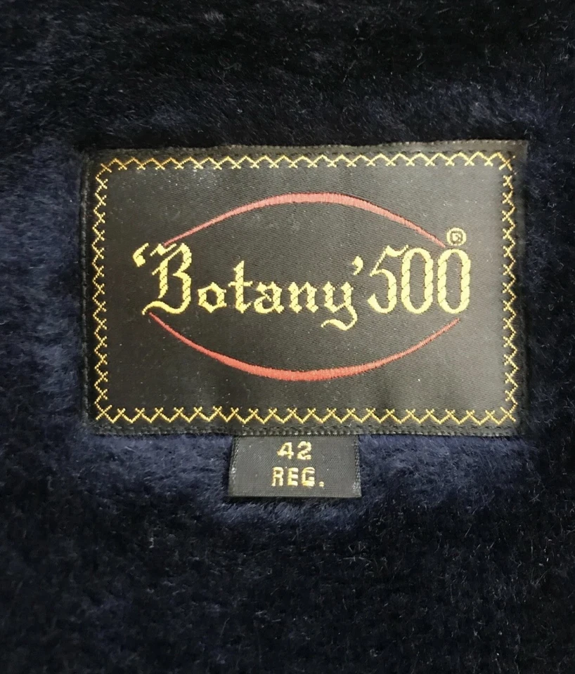 Navy Trench coat Vintage With Removable Thermal Insert Size 40R - Image 3 of 4