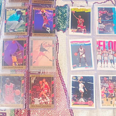 Fleer Michael Jordan Chicago Bulls 24-Card Lot 1991-92 NBA Hoops All-Star