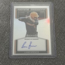 2022 Prizm Draft Picks Liam Spence Signing Sessions SILVER Prizm AUTO # SS-LS