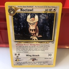 Pokémon TCG Noctowl Neo Genesis 42/111 Great Condition NM on eBay